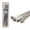 Kable Kontrol Cable Tie, Silver, Stainless Steel Type 304, 200 lbs Strength, 25 PK SSCT21 - alternate 1